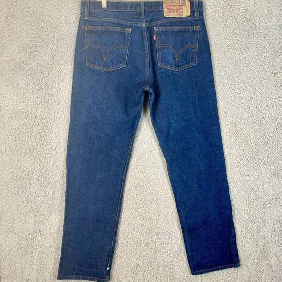 Vintage Levi’s 501 Straight Leg Button-fly Denim Jeans Size 33x30 Made In USA - Picture 1 of 8